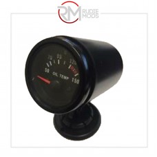 52mm Black face Waterproof Oil Temp Deg C gauge and pod ideal Kit Car and Marine KET-103/mgb1ck